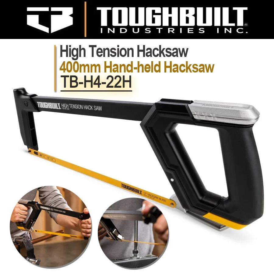 Woodworking Hacks - TOUGHBUILT TB-H4-22H 고장력 쇠톱 400mm 휴대용