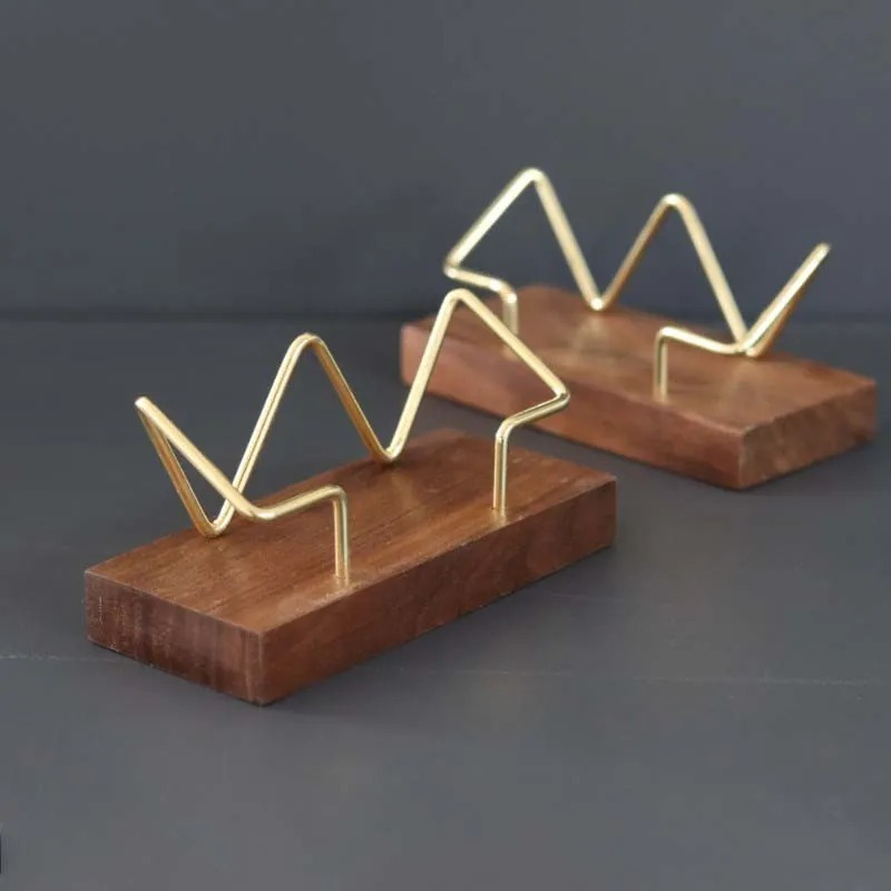 Woodworking Box - 나무 비즈니스 카드홀더 책상, 사무실 장식