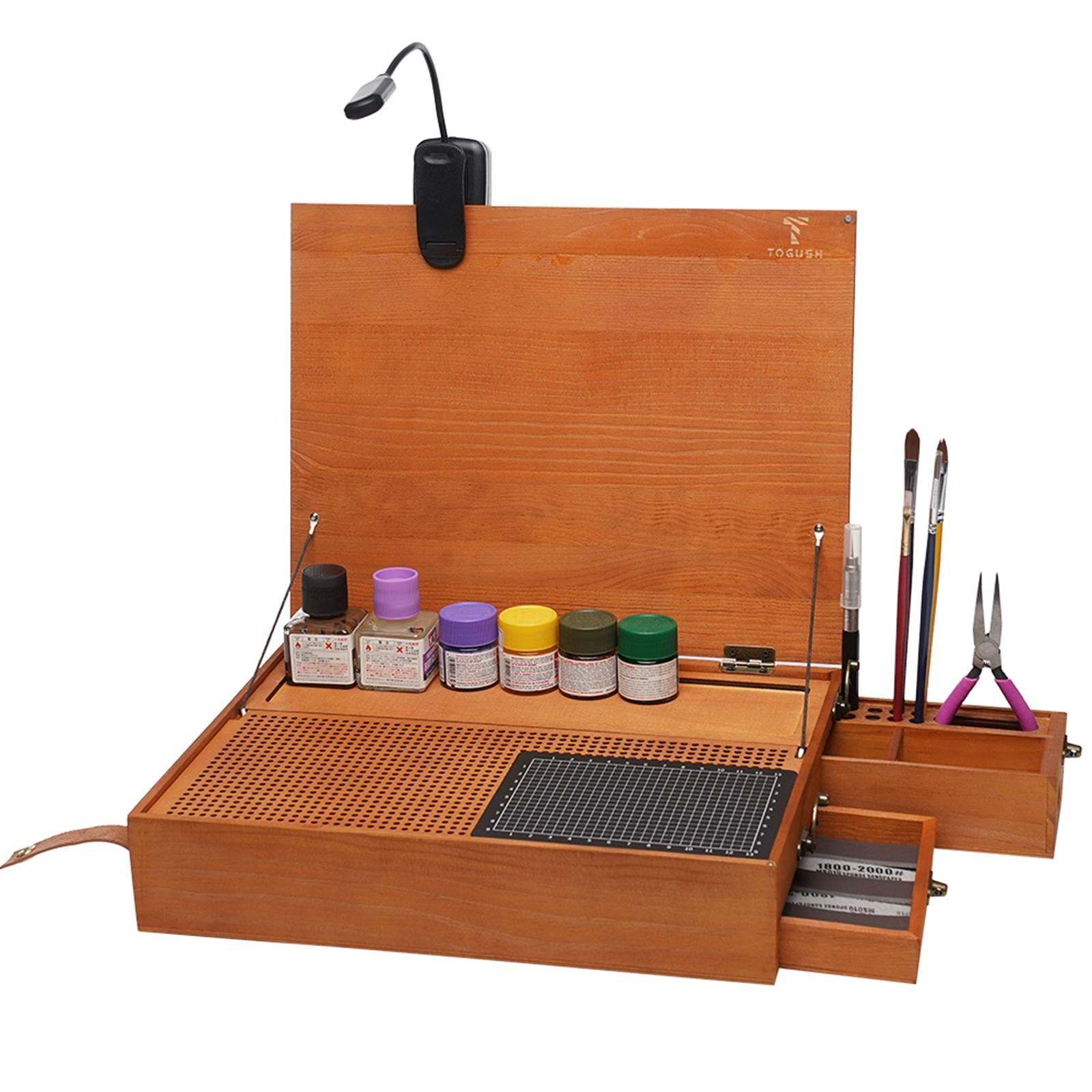 Woodworking Box - 모델 제작용 취미 작업대, 절단 매트가