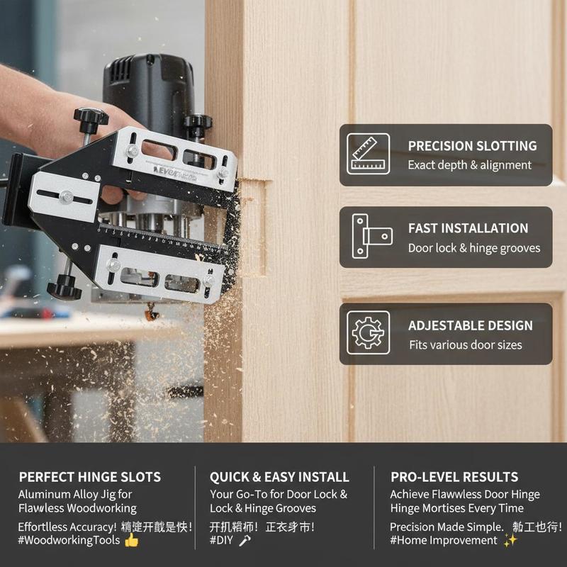 알루미늄 합금 모티스 템플릿 13x6인치, 실내문, 캐 - Woodworking Tools 리뷰 및 가격