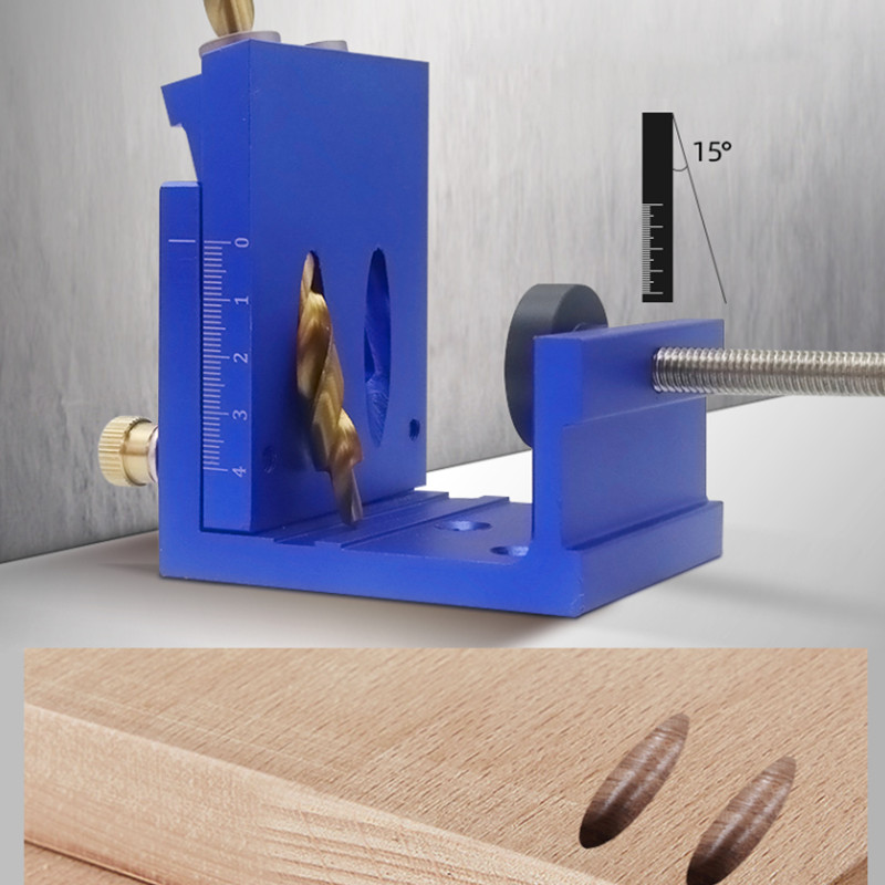 포켓 홀 드릴 가이드 Dowel Jig, 알루미늄 비스 - Woodworking Hacks 리뷰 및 가격