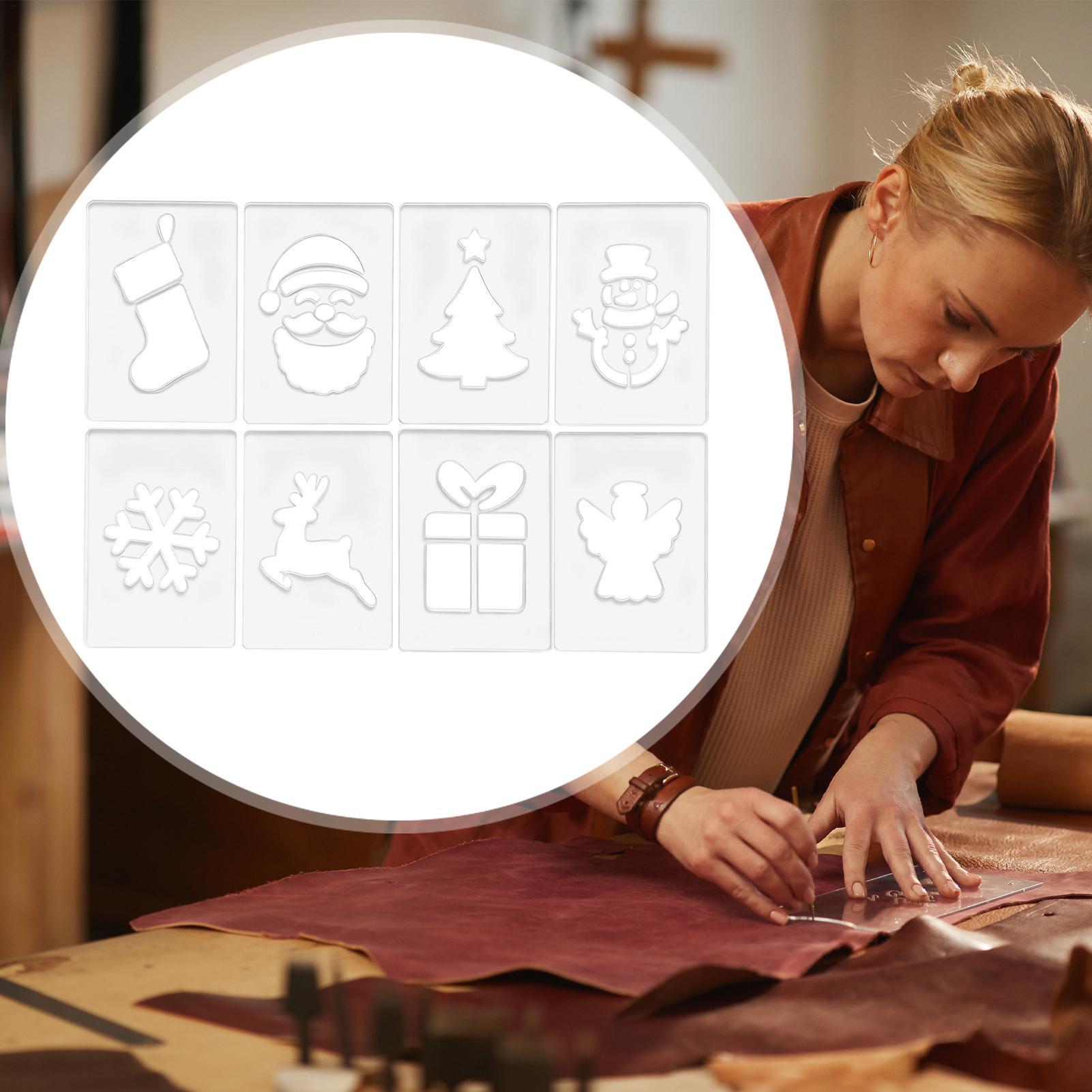 크리스마스 스텐실 휴대용 목공 스텐실 휴일 목공 템플릿 - Woodworking Women 리뷰 및 가격