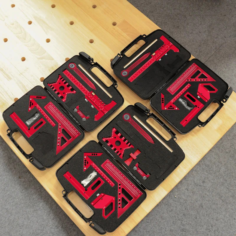 목공용 알루미늄 각도기 세트 (박스 포함) 정밀 목수용 - Woodworking Kits 리뷰 및 가격