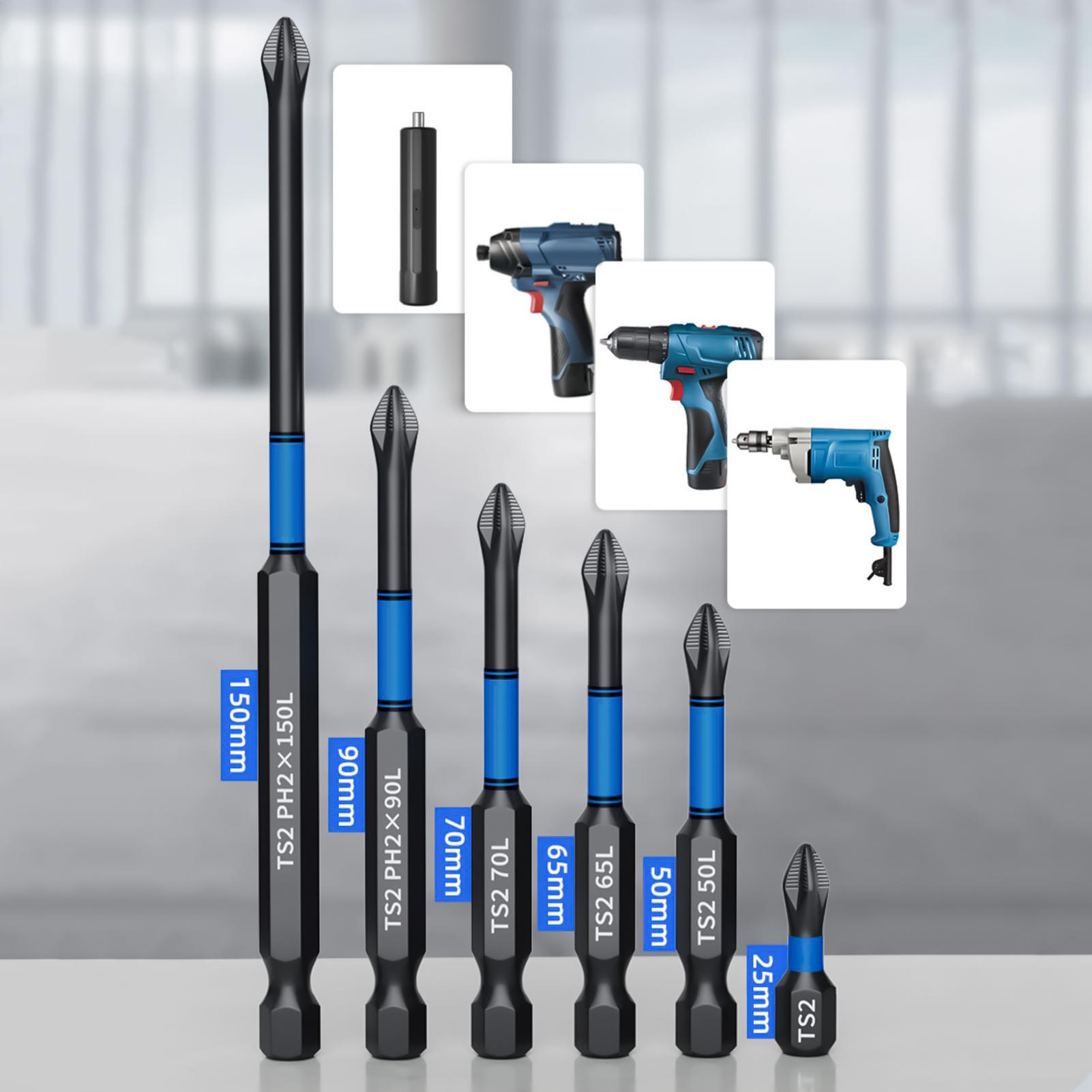 드릴 스크루드라이버 비트 세트 6피스 자기식 헤비 듀티 - Woodworking Tools 리뷰 및 가격