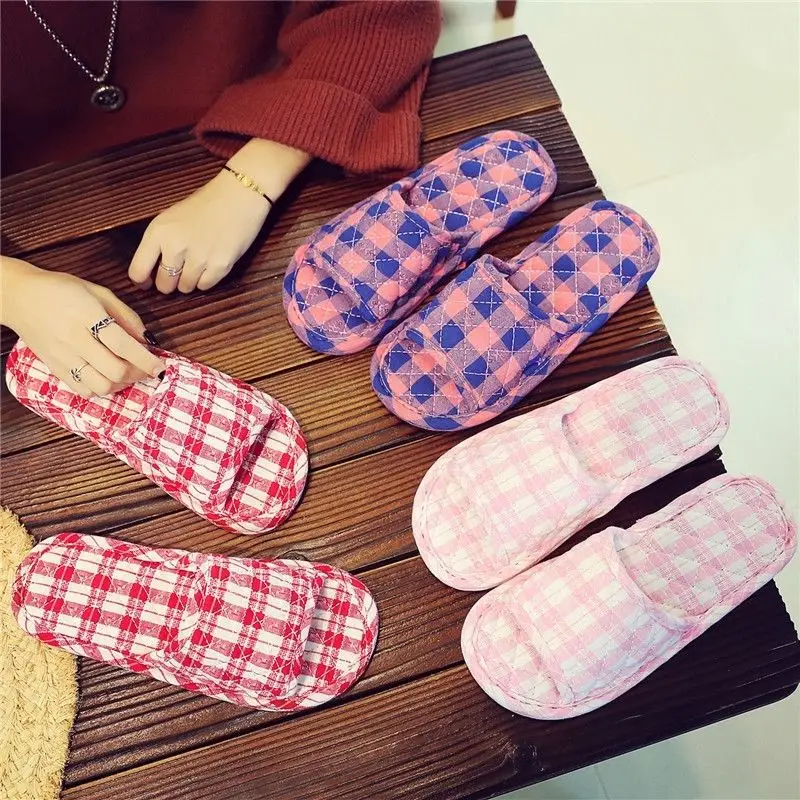 순면 원단 천 바닥 슬리퍼, 나무 바닥 바닥 타일, 음 - Woodworking Women 리뷰 및 가격