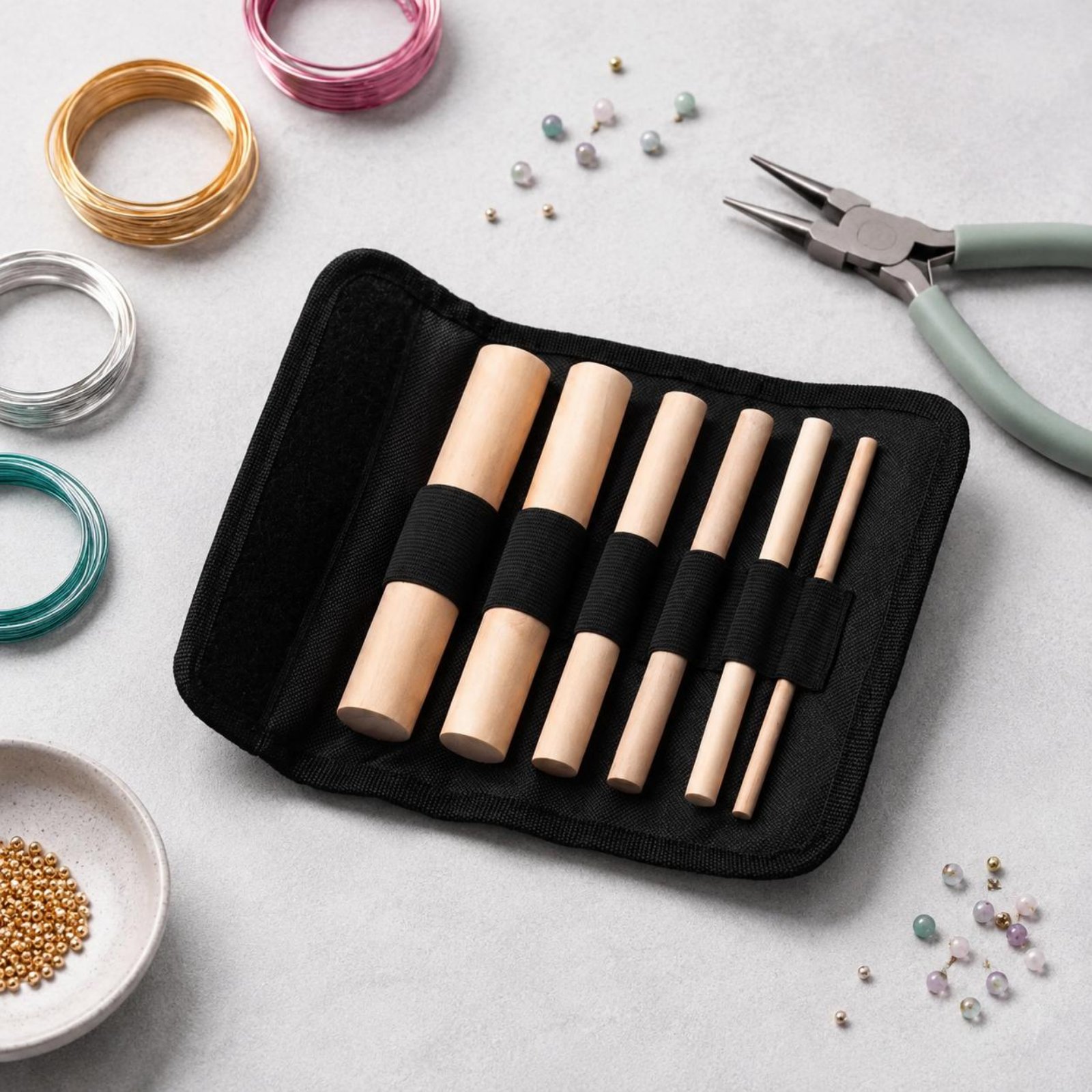 6개의 와이어 래핑 맨드렐 나무 와이어 코일 성형기 세 - Woodworking Kits 리뷰 및 가격