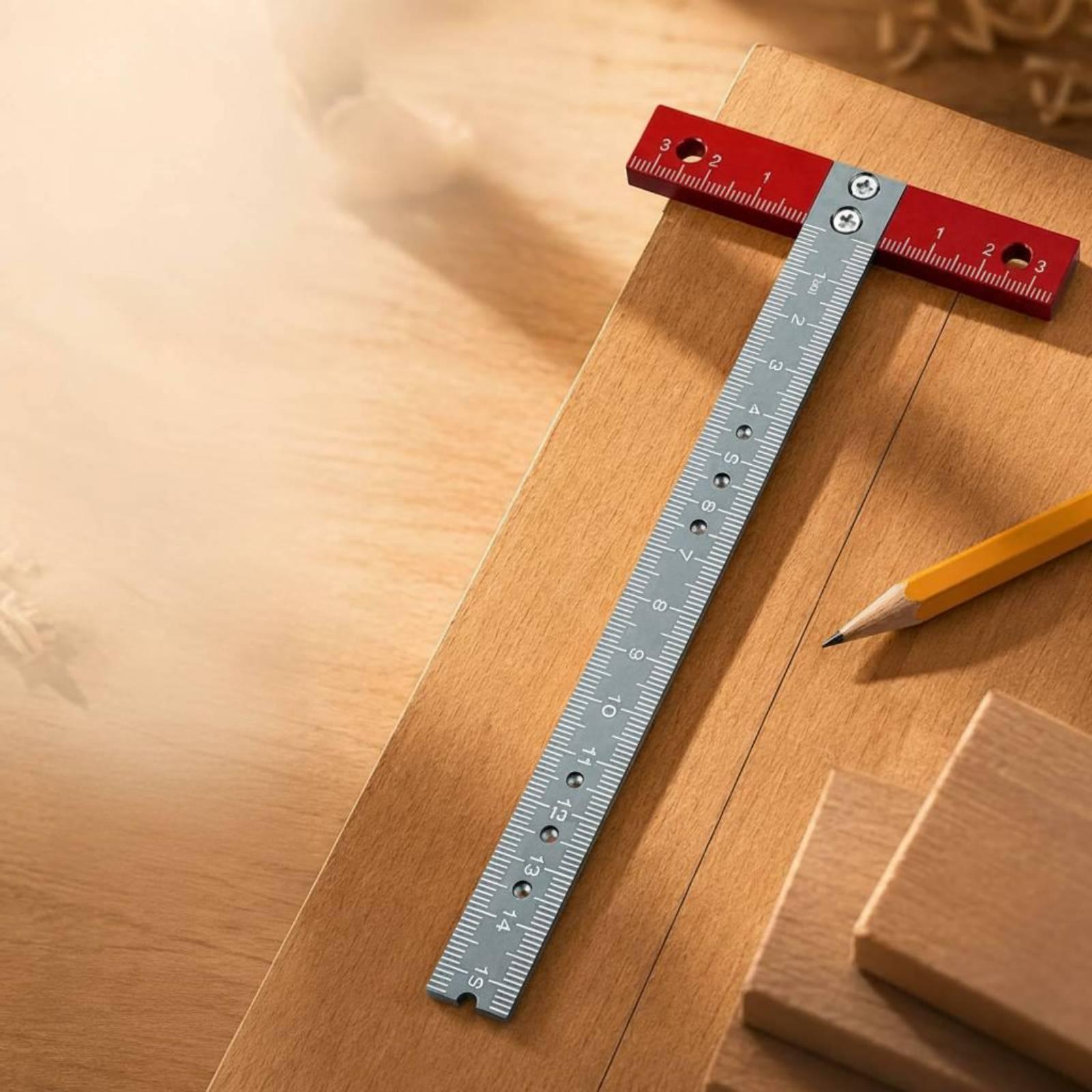 T자형 자, 정확한 표시가 가능한 알루미늄 T자형 정밀 - Woodworking Workshop Layout 리뷰 및 가격