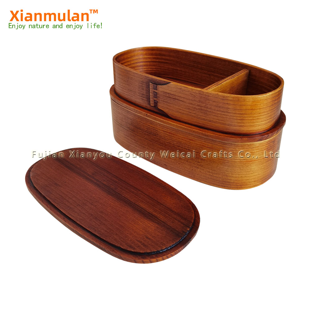 천연 나무 도시락 상자 사각 도시락 도시락 회의 일하는 - Woodworking Box 리뷰 및 가격