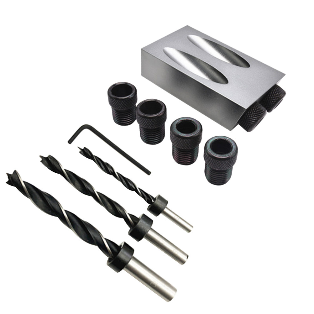 34개 비스듬한 구멍 드릴 세트 15도 각도 회색 목공 - Woodworking Kits 리뷰 및 가격