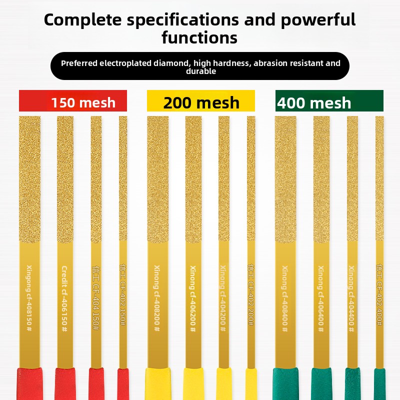 티타늄 도금 다이아몬드 파일, 초박형 평면 경사 플랫  - Woodworking Hacks 리뷰 및 가격